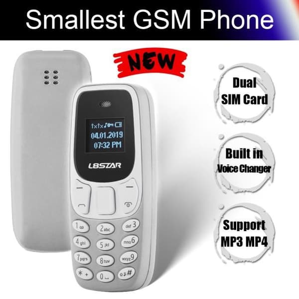 L8STAR BM10 GSM Dual SIM-kort Bluetooth handhållen knappsats telefon AH715