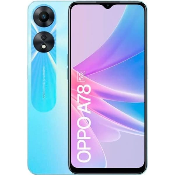 Oppo A78 5G 4GB/128GB blå (glödande blå) Dual SIM CPH2483 Blå
