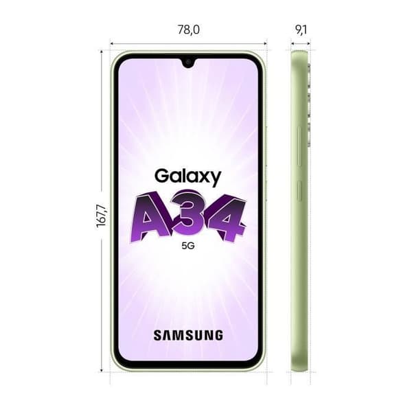 SAMSUNG Galaxy A34 5G Lime 128GB