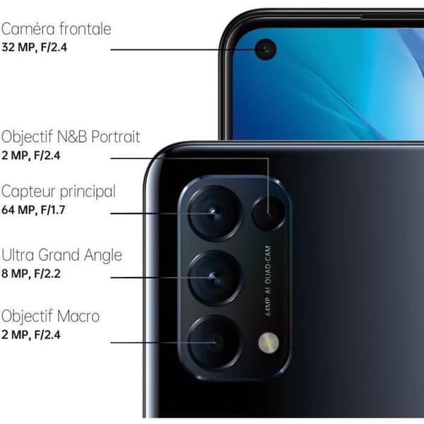OPPO Find X3 Lite 5G 128GB Svart
