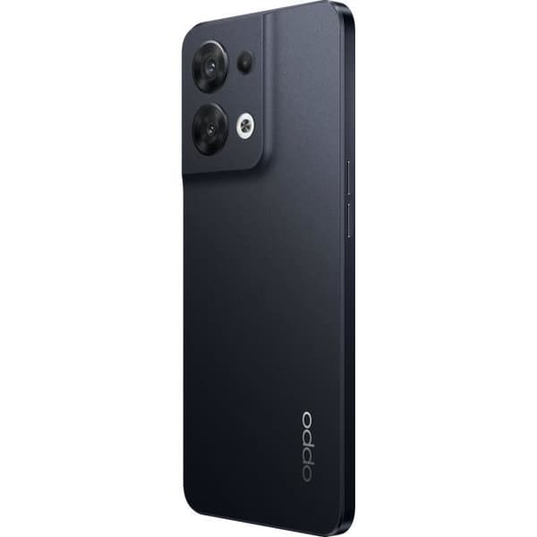 Smartphone - OPPO - Reno8 - 256GB - 5G - Shimmer Black - Dubbel bakåtvänd kamera