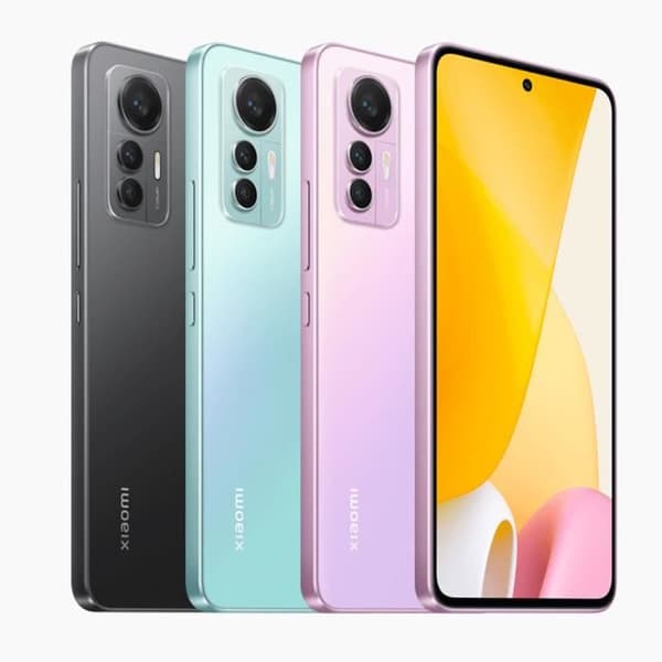 Xiaomi 12 Lite 5G Smartphone 8GB 128GB Svart 6,55" FHD+ AMOLED DotDisplay Snabbladdning 67W Studionivå 108MP Trippelkamera