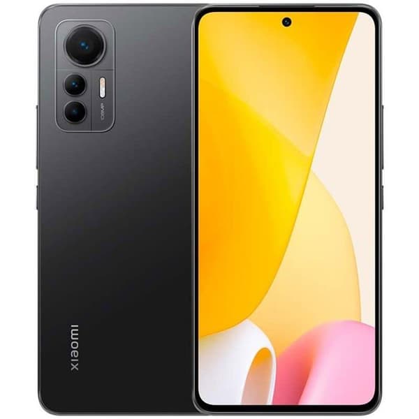 Xiaomi 12 Lite 5G Smartphone 8GB 128GB Svart 6,55" FHD+ AMOLED DotDisplay Snabbladdning 67W Studionivå 108MP Trippelkamera