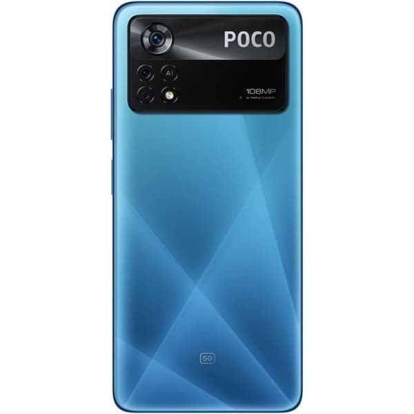 Xiaomi Poco X4 Pro 256 GB blå smartphone - 120 Hz AMOLED-skärm - 108 MP+8 MP+2 MP - Android 11