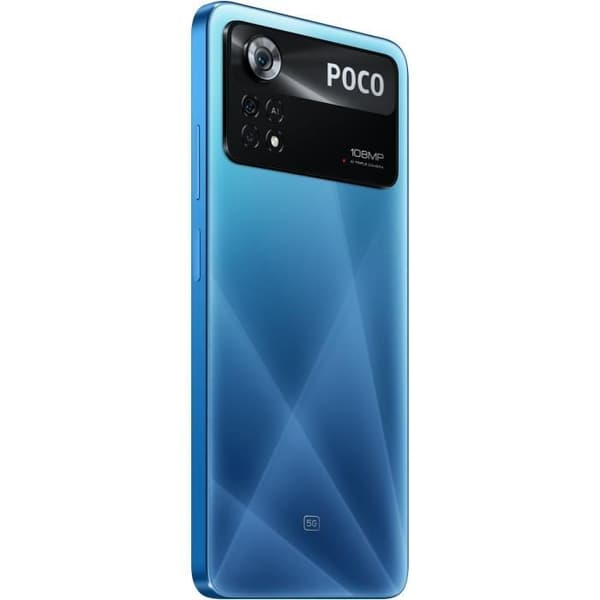 Xiaomi Poco X4 Pro 256 GB blå smartphone - 120 Hz AMOLED-skärm - 108 MP+8 MP+2 MP - Android 11