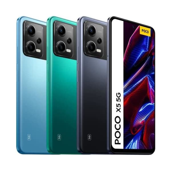 XIAOMI POCO X5 5G Smartphone 6GB 128GB Grön Qualcomm Snapdragon 695 6,67" AMOLED-skärm 48MP Huvudkamera 5000mAh 33W batteri