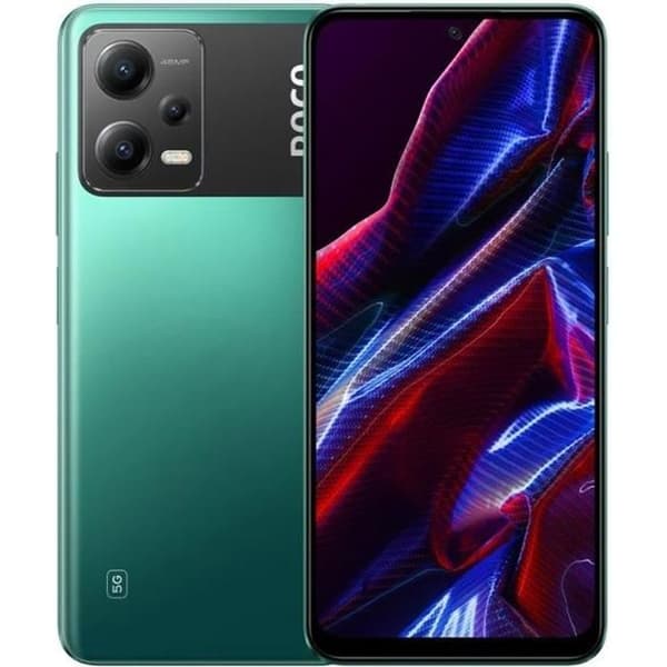 XIAOMI POCO X5 5G Smartphone 6GB 128GB Grön Qualcomm Snapdragon 695 6,67" AMOLED-skärm 48MP Huvudkamera 5000mAh 33W batteri
