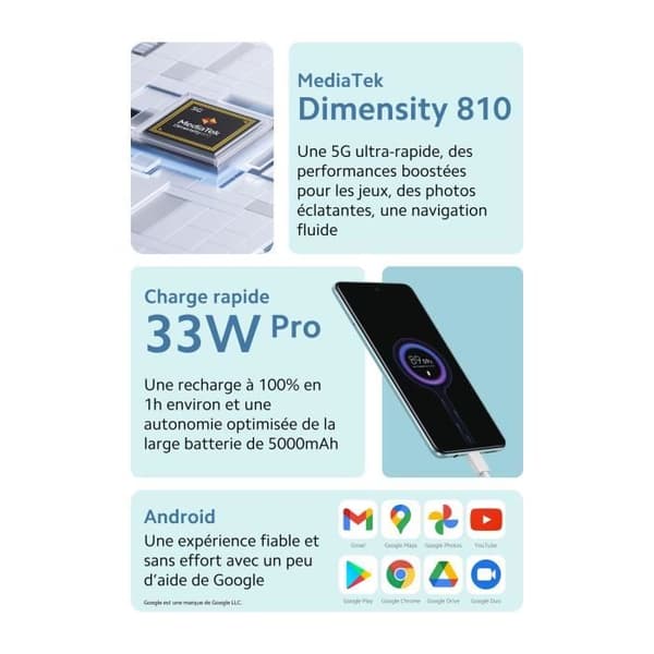 XIAOMI Redmi Note 11S 4GB 128GB Blue Star 5G Smartphone