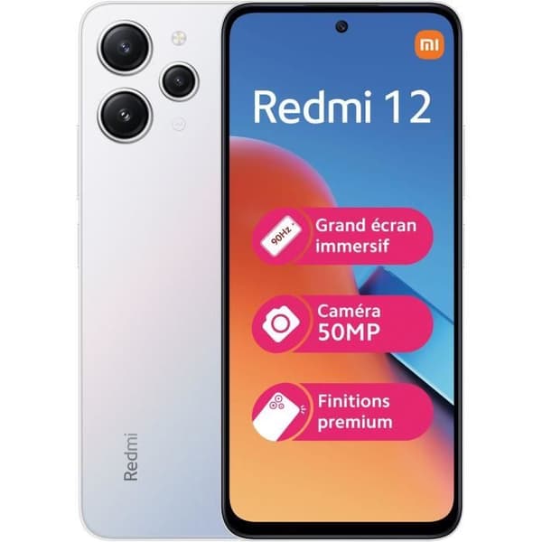 XIAOMI - REDMI 12 4 - 128GB - SILVER Silver