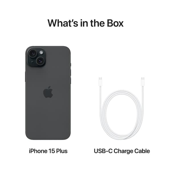 Apple iPhone 15 Plus 128GB – Svart