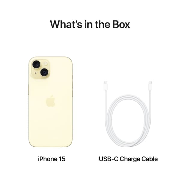 Apple iPhone 15 128GB – Gul