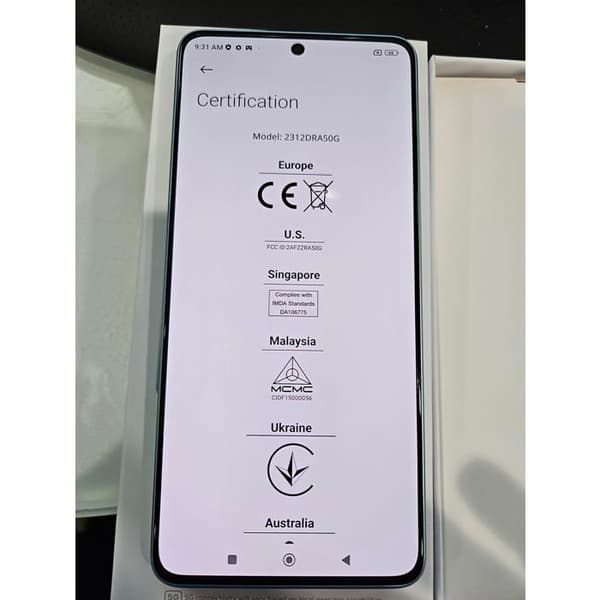 Smartphone Xiaomi Redmi Note 13 Pro 5G 8GB 256 GB svart batteri 5100 mAh NFC 6,67" AMOLED-skärm