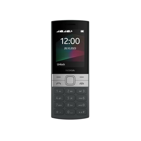 Nokia 150 2G Edition 2023 Mobiltelefon svart Svart, Silver