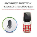 Miniatyrbild 3 av 4: Mini Dual SIM Bluetooth Mobiltelefon L8star BM10 - Röd - Låg strålning