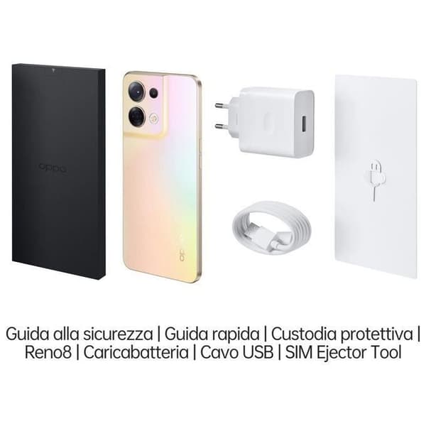 OPPO reno 8 8+256 GB DS 5G Shimmer Svart