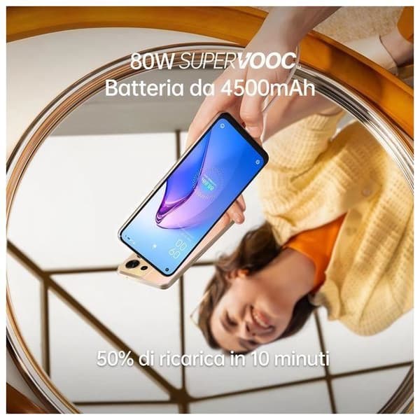 OPPO reno 8 8+256 GB DS 5G Shimmer Svart