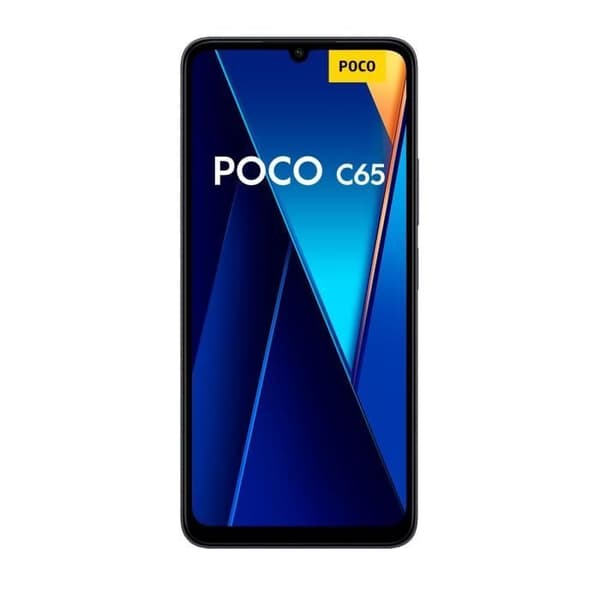 POCO C65 6GB 128GB Black MediaTek Helio G85 6,74" Dot Drop Display 90Hz Batteri 5000mAh 18W 50MP kamera