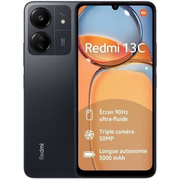 Smartphone Xiaomi REDMI 13C 256GO SVART Svart