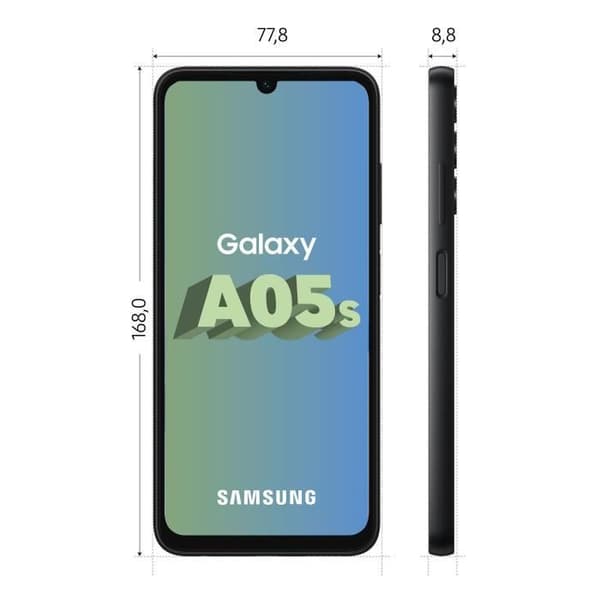 Samsung Galaxy A05s Smartphone 64 GB Svart