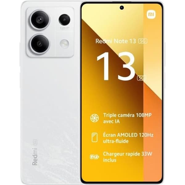 Xiaomi Redmi Note 13 256GB Vit 5G Smartphone Vit