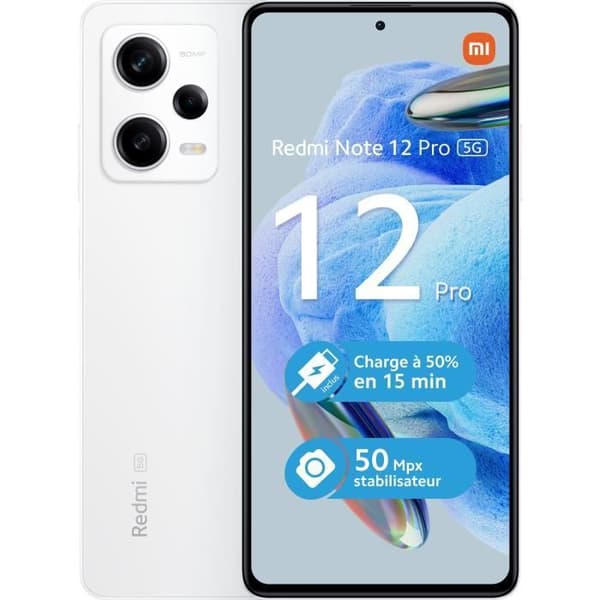 XIAOMI Redmi Note 12 Pro 128GB 5G Vit