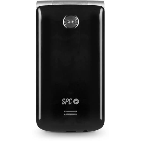 SPC Prince 4G – Flip Mobiltelefon för seniorer, stora knappar, SOS-knapp, laddningsvagga och USB-C – Svart