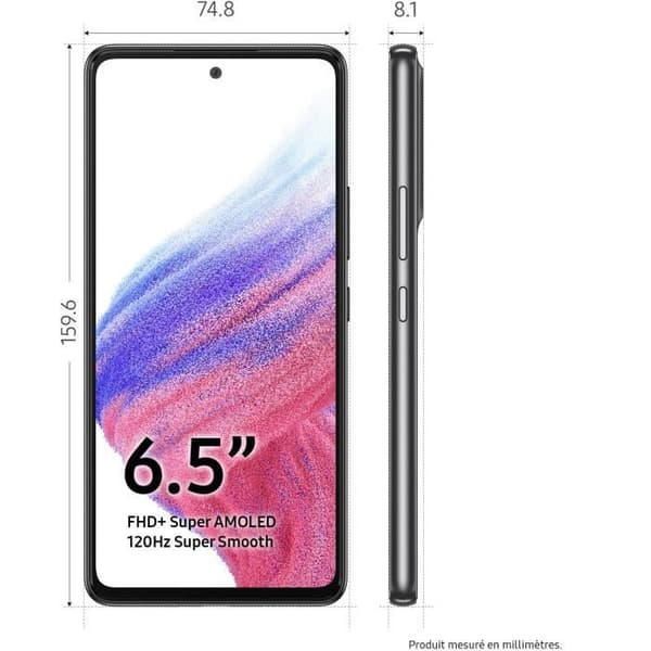 SAMSUNG Galaxy A53 128GB 5G Svart