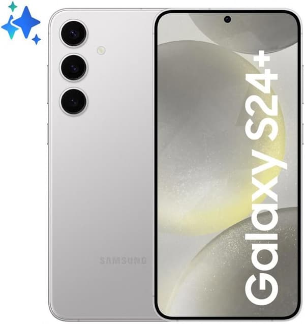 Samsung Galaxy S24+ 5G 12GB/512GB Grå (Marmorgrå) Dual SIM SM-S926B Grå, Marmorfärgad