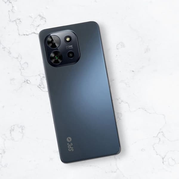 SPC Discovery 2 - 6,6” HD+ Smartphone, 6 GB RAM (+8 virtuellt RAM), 128 GB minne, Triple Cam, NFC, Snabbladdning – Deep Sky