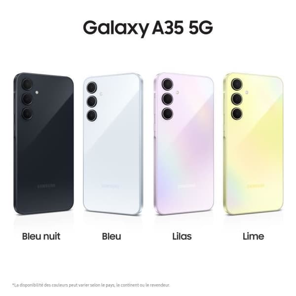 Samsung Galaxy A35 Smartphone 128 GB 5G Midnattsblå