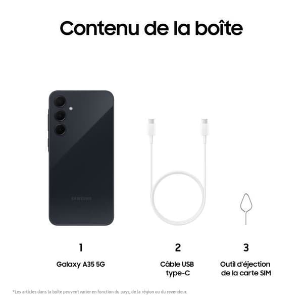Samsung Galaxy A35 Smartphone 128 GB 5G Midnattsblå
