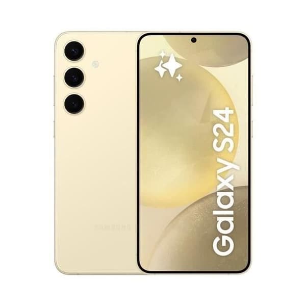 Samsung Galaxy S24 Smartphone 256 GB kräm Bärnsten, Gul