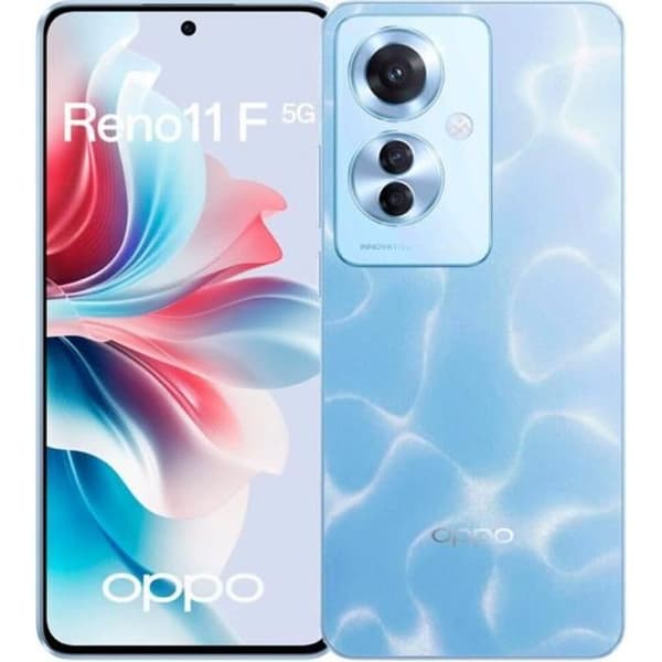 OPPO Reno11 F 5G 8GB/256GB Blå (Ocean Blue) Dual SIM Blå