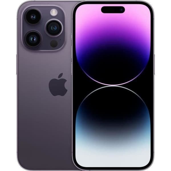 APPLE iPhone 14 Pro 128GB Deep Purple - Renoverad - Mycket bra skick- REFURBISHED