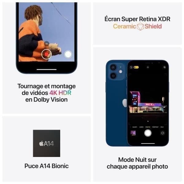 APPLE iPhone 12 256GB Röd - Renoverad - Utmärkt skick- REFURBISHED