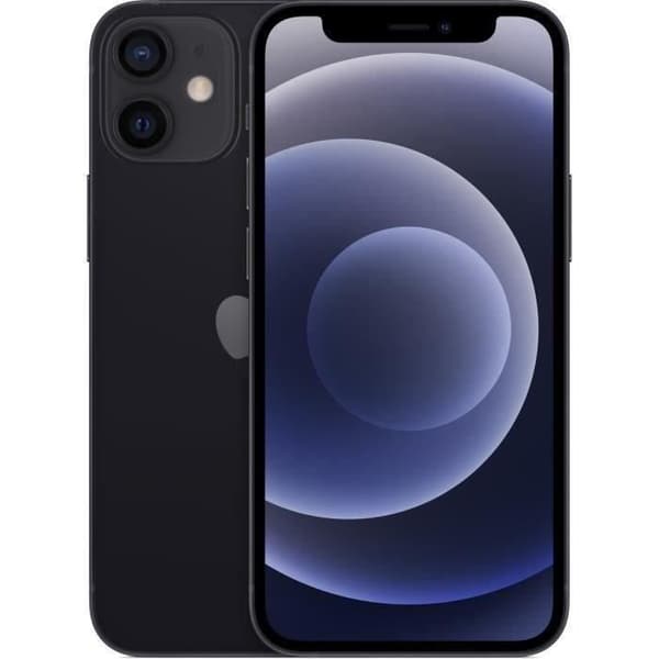 APPLE iPhone 12 mini 256GB Svart - Renoverad - Mycket bra skick- REFURBISHED