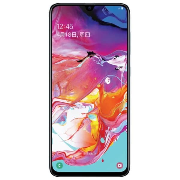 Samsung Galaxy A70 128 GB Vit - Dual sim - Renoverad - Bra skick- REFURBISHED