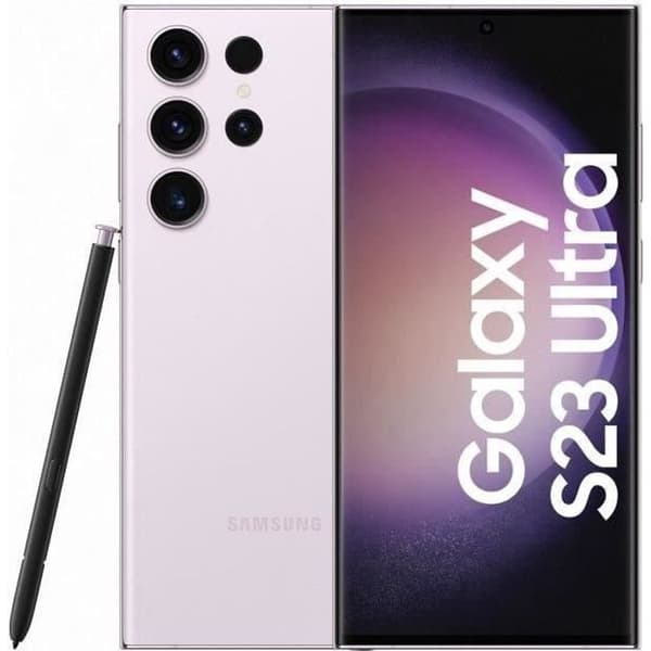 SAMSUNG Galaxy S23 Ultra 256GB Lavendel - Renoverad - Utmärkt skick- REFURBISHED