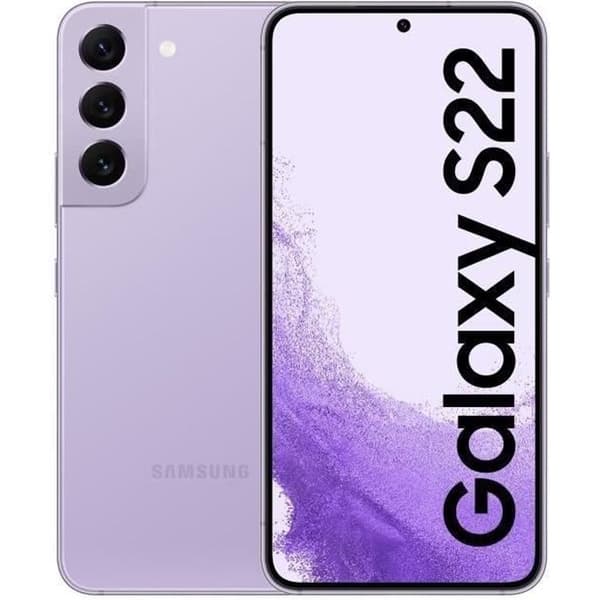 SAMSUNG Galaxy S22 128 GB Lavendel - Renoverad - Utmärkt skick- REFURBISHED