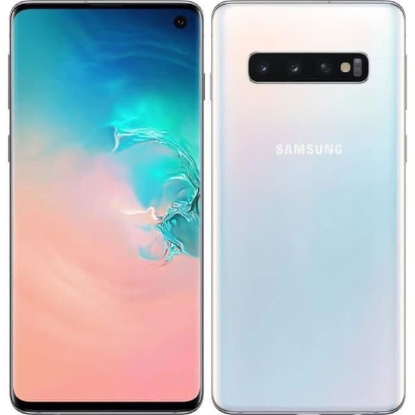 SAMSUNG Galaxy S10 128 GB Vit - Dual sim - Renoverad - Utmärkt skick- REFURBISHED