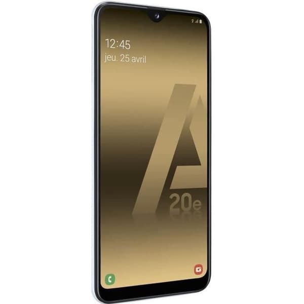 Samsung Galaxy A20e 32 GB Vit - Dual sim - Renoverad - Mycket bra skick- REFURBISHED