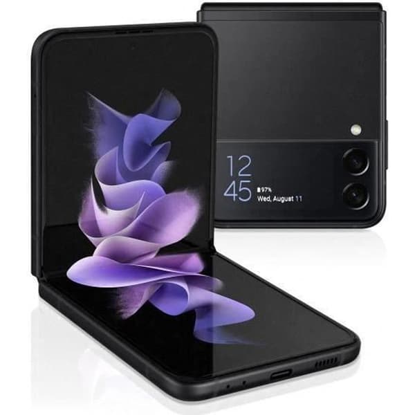 SAMSUNG Galaxy Z Flip3 128GB svart (2021) - Renoverad - Utmärkt skick- REFURBISHED