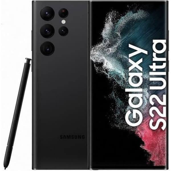 SAMSUNG Galaxy S22 Ultra 512GB 5G Svart - Renoverad - Mycket bra skick- REFURBISHED