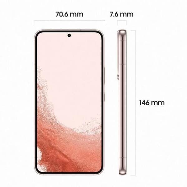 SAMSUNG Galaxy S22 256GB Rose Gold - Renoverad - Mycket bra skick- REFURBISHED
