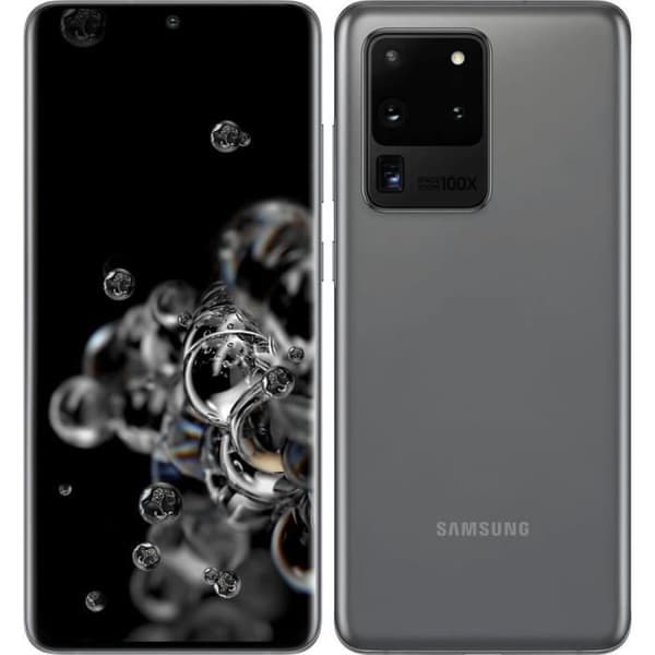 SAMSUNG Galaxy S20 Ultra 128 GB 5G Grå - Renoverad - Bra skick- REFURBISHED