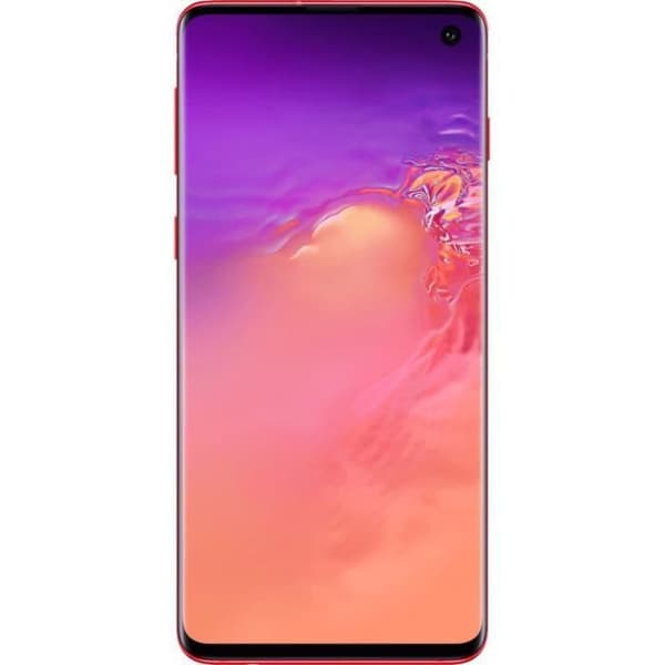 SAMSUNG Galaxy S10 128 GB Röd - Dual sim - Renoverad - Bra skick- REFURBISHED