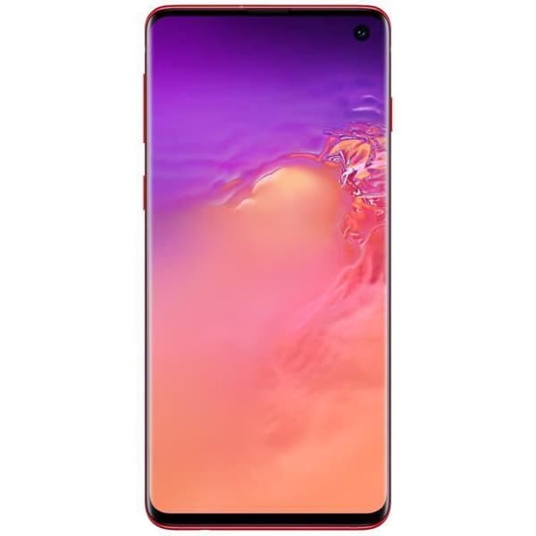 SAMSUNG Galaxy S10 128 GB Röd - Dual sim - Renoverad - Mycket bra skick- REFURBISHED