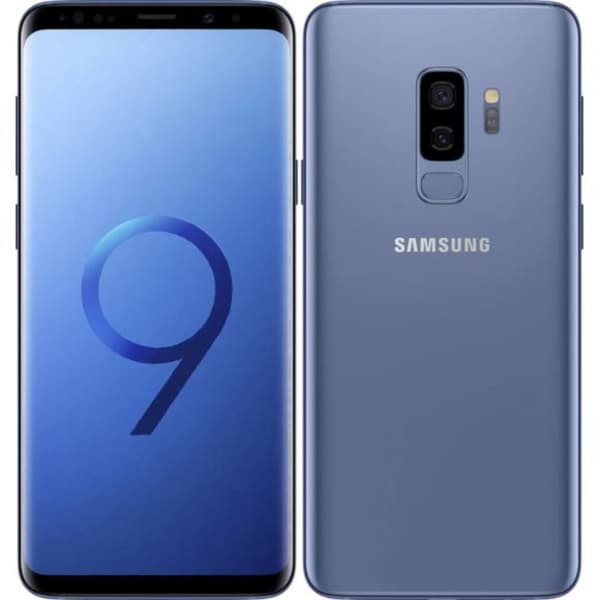 Samsung Galaxy S9+ 64 GB Coral blue - Dual sim - Renoverad - Bra skick- REFURBISHED Blå