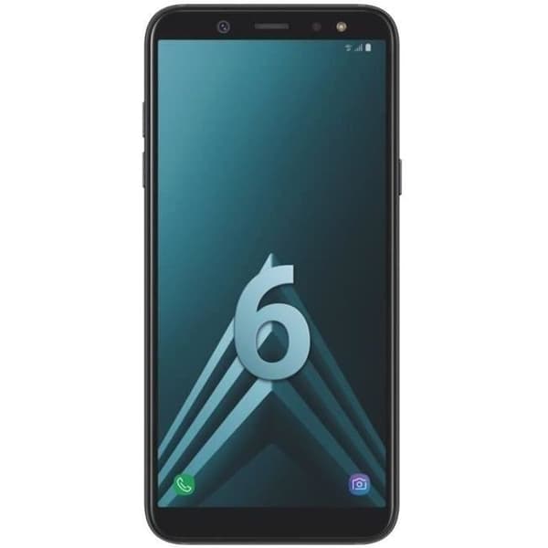 SAMSUNG Galaxy A6 32 GB Svart - Dual sim - Renoverad - Utmärkt skick- REFURBISHED Svart
