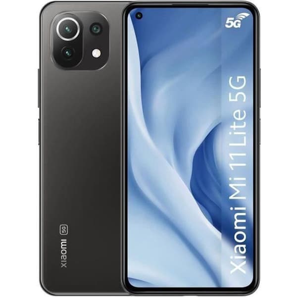XIAOMI Mi 11 Lite 5G 128 GB Svart (2021) - Renoverad - Utmärkt skick- REFURBISHED